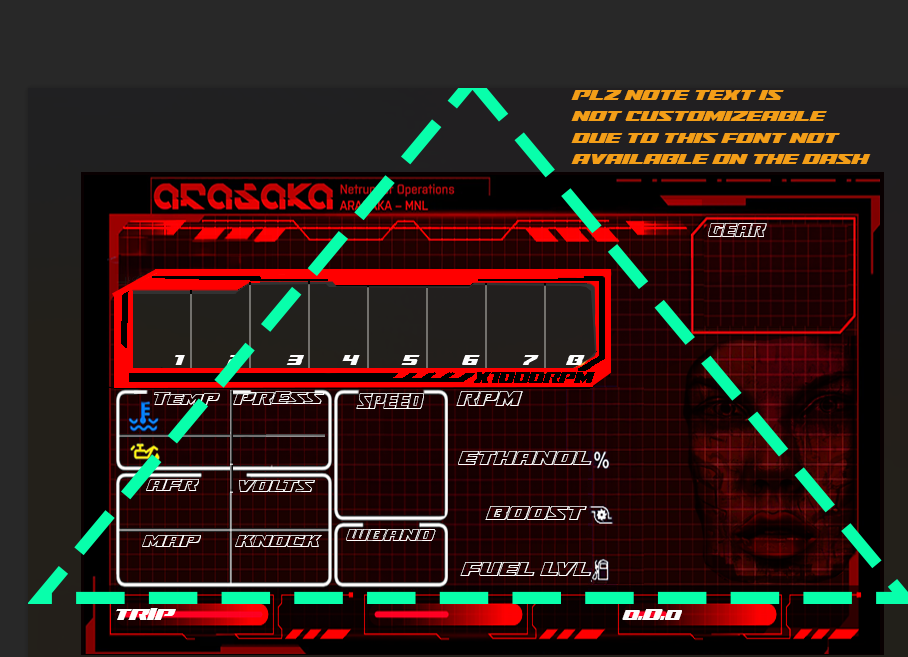 cyber punk dash 8k rpm